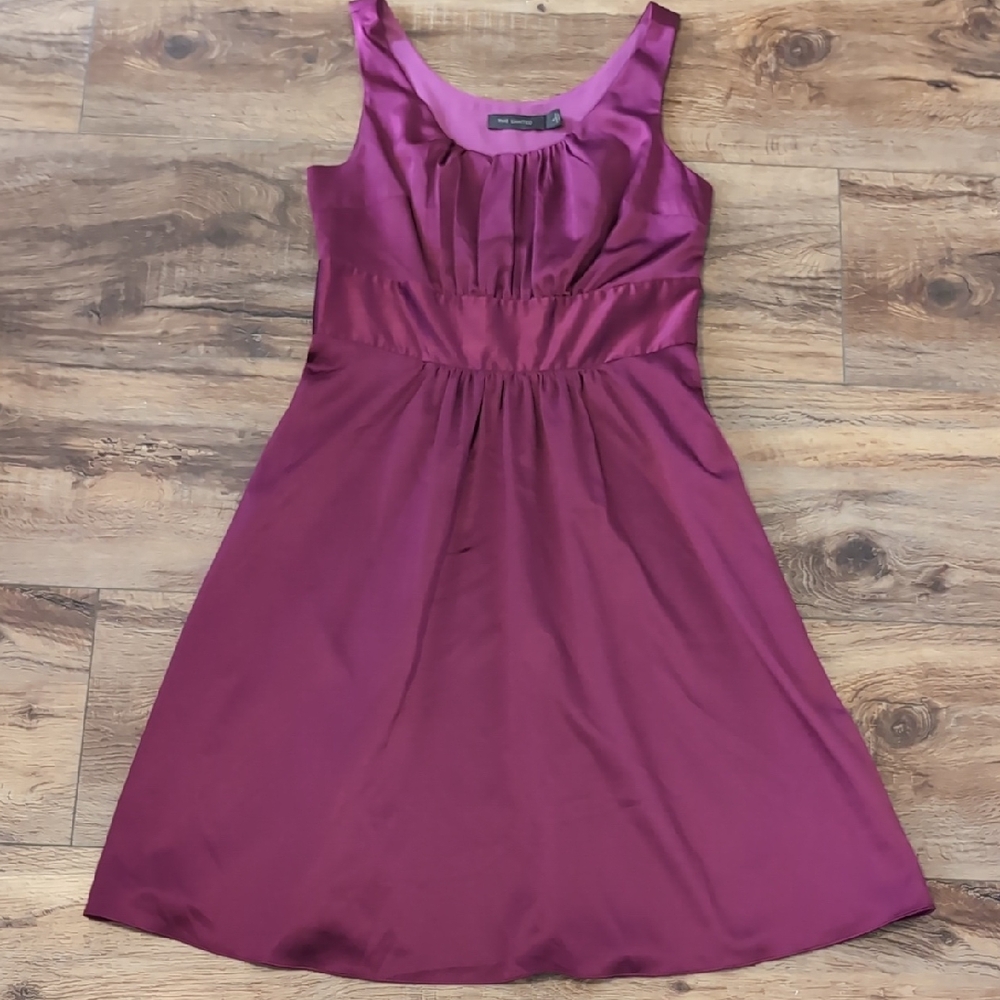 The Limited Purple Satin Dress